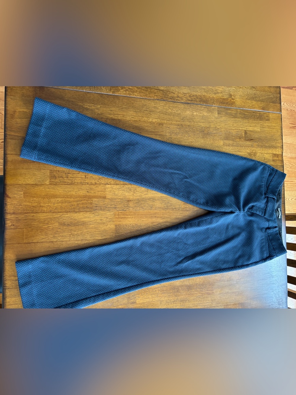 Express Columnist Pants Size 00 Petite Blue Black